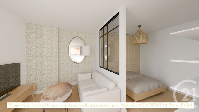 Appartement Studio à vendre - 1 pièce - 21.9 m2 - PARIS - 75007 - ILE-DE-FRANCE - Century 21 Tour Eiffel