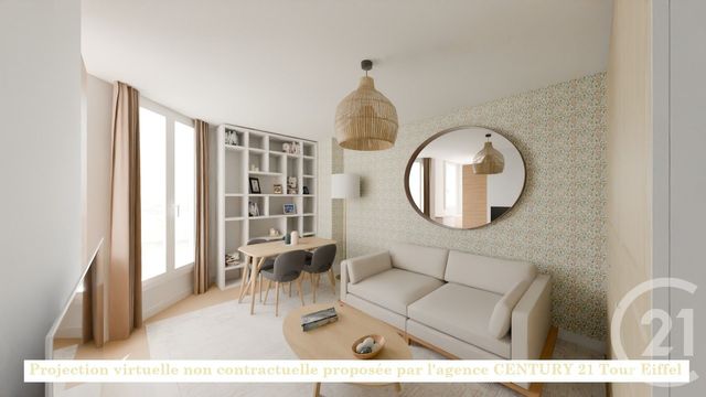 Appartement Studio à vendre - 1 pièce - 21.9 m2 - PARIS - 75007 - ILE-DE-FRANCE - Century 21 Tour Eiffel