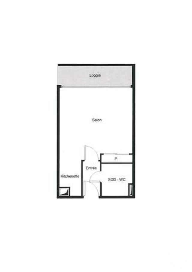 Appartement F1 à vendre - 1 pièce - 23.83 m2 - PARIS - 75015 - ILE-DE-FRANCE - Century 21 Tour Eiffel