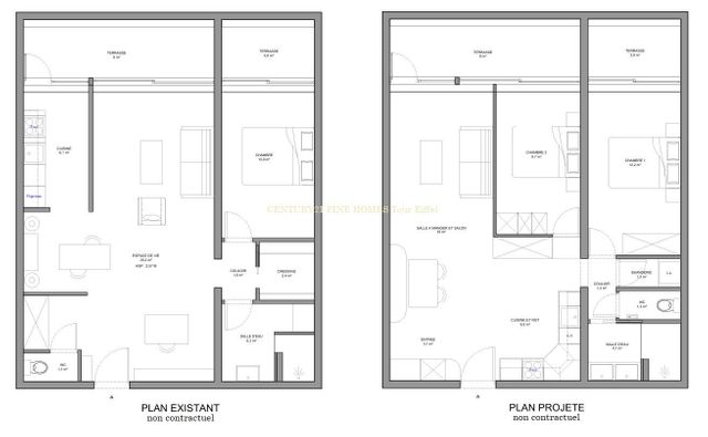 Appartement à vendre - 3 pièces - 64.04 m2 - PARIS - 75007 - ILE-DE-FRANCE - Century 21 Tour Eiffel