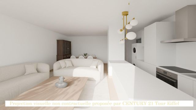 Appartement à vendre - 3 pièces - 62.42 m2 - BOULOGNE BILLANCOURT - 92 - ILE-DE-FRANCE - Century 21 Tour Eiffel