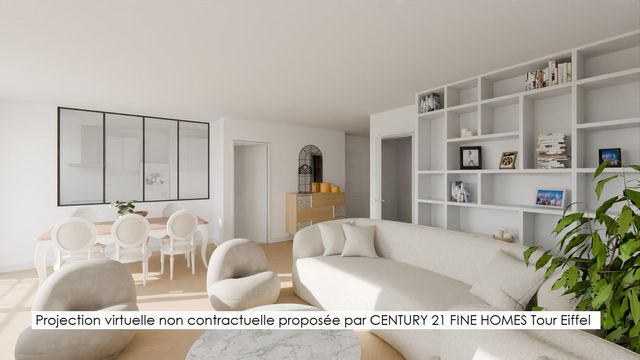 Appartement à vendre - 3 pièces - 82.88 m2 - PARIS - 75007 - ILE-DE-FRANCE - Century 21 Tour Eiffel