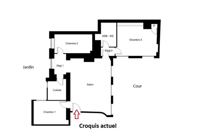 Appartement à vendre - 5 pièces - 82.98 m2 - PARIS - 75006 - ILE-DE-FRANCE - Century 21 Tour Eiffel