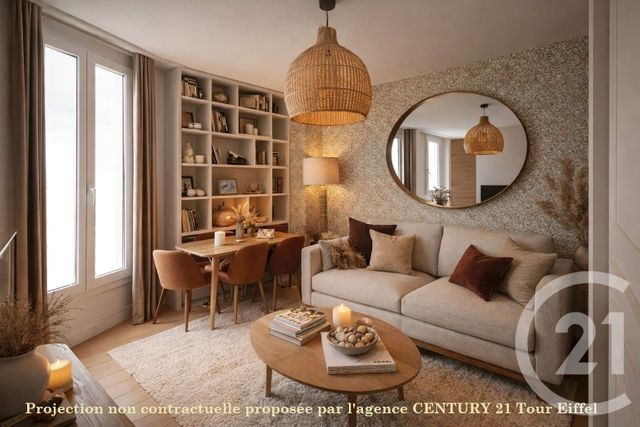 Appartement Studio à vendre - 1 pièce - 21.9 m2 - PARIS - 75007 - ILE-DE-FRANCE - Century 21 Tour Eiffel