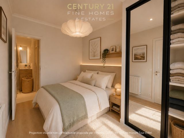 Appartement F3 à vendre - 3 pièces - 46.77 m2 - PARIS - 75007 - ILE-DE-FRANCE - Century 21 Tour Eiffel
